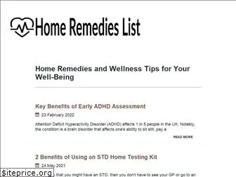 homeremedieslist.com