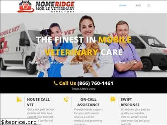 homeridgemobilevet.com