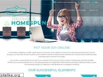 homespunwebsites.com