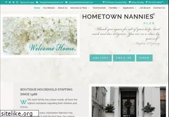 hometownnannies.com