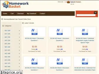 homeworkbasket.com