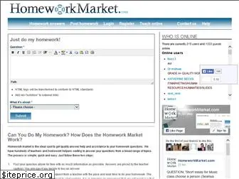 homeworkmarket.com