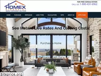 homexfinancial.com