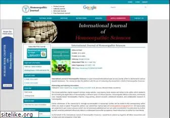 homoeopathicjournal.com