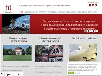 homologaciontitulos.com