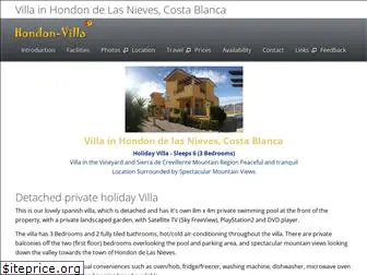 hondon-villa.com