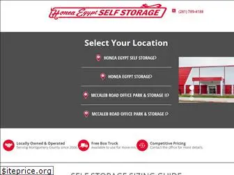 honeaegyptselfstorage.com