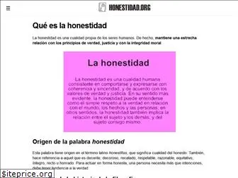 honestidad.org