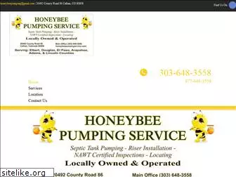 honeybeepumpingservice.com