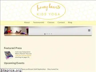 honeyheartkidsyoga.com