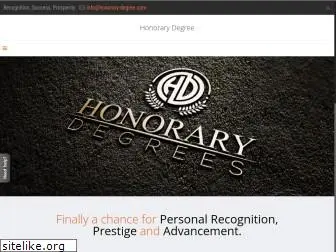 honorary-degree.com