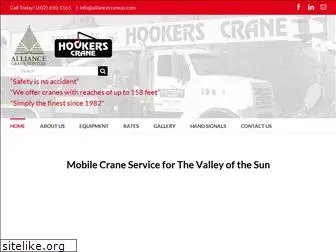 hookerscrane.com