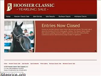 hoosierclassicyearlingsale.com