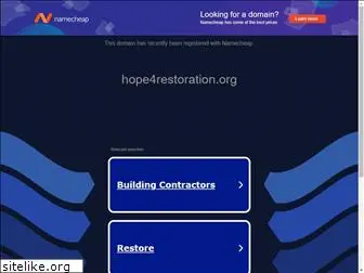 hope4restoration.org