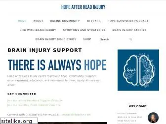 hopeafterheadinjury.com