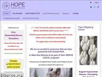 hopeanimalrescueofiowa.org