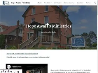 hopeawaitsministries.com
