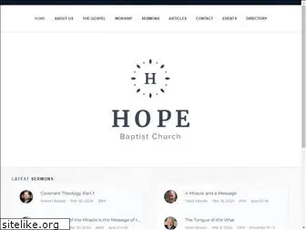 hopebaptistchurch.info