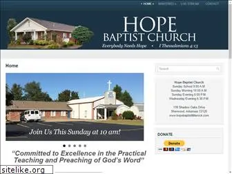 hopebaptistlittlerock.com
