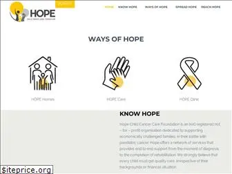 hopechildcancercare.org