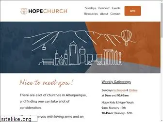 hopechurchabq.com