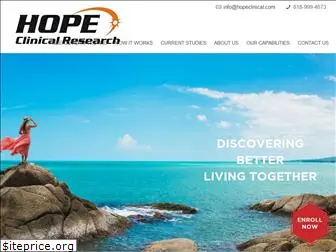 hopeclinical.com