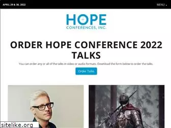 hopeconferences.com