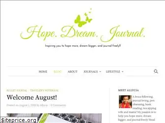 hopedreamjournal.com