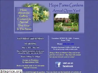 hopefarmsgardens.com