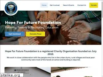 hopeforfuturefoundation.org