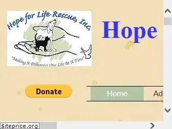 hopeforliferescue.com