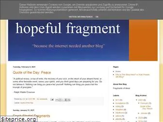 hopefulfragment.blogspot.com