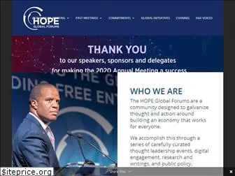 hopeglobalforums.org