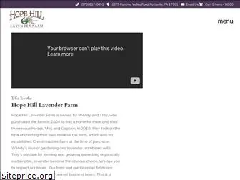 hopehilllavenderfarm.com