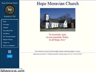 hopemoraviannc.org