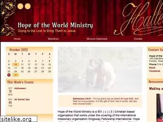 hopeoftheworldministry.org