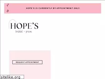 hopesbridal.com