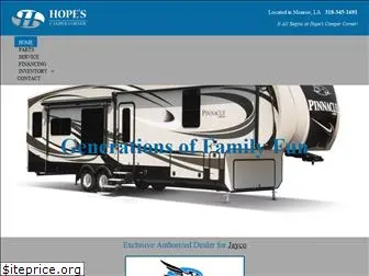 hopescampers.com