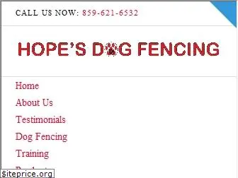 hopesdogfencing.com