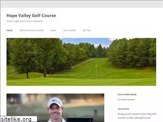 hopevalleygolf.com