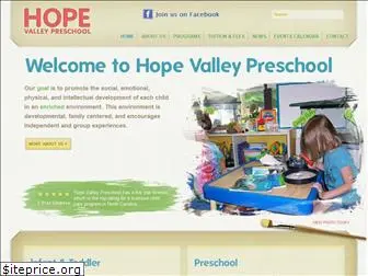 hopevalleypreschool.com