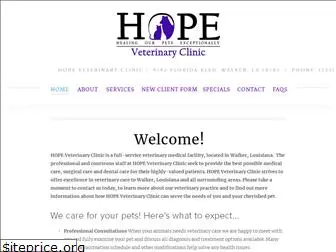 hopeveterinaryclinic.com