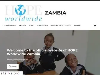 hopewwzambia.org