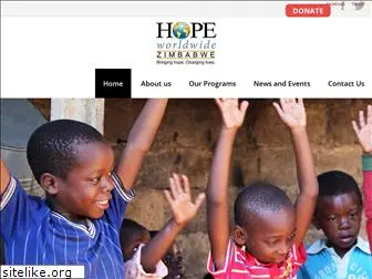 hopewwzimbabwe.org