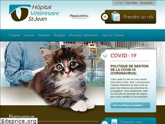 hopitalveterinairestjean.com