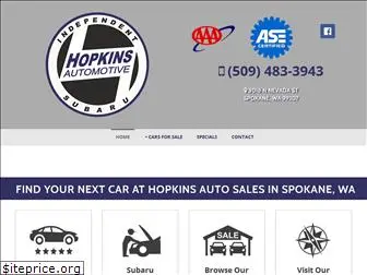 hopkinsautosales.com