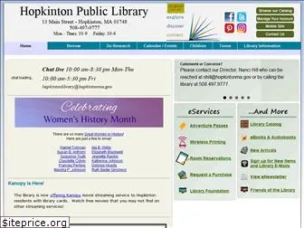 hopkintonlibrary.org