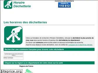 horaire-dechetterie.fr