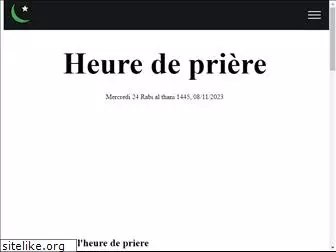 horaire-priere.be