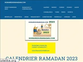 horaireduramadan.com